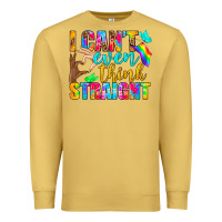 Antique Gold LGBTQ I Can't Even Think Straight Premium Sweatshirt - BundleAndBundleShop