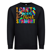 Black LGBTQ I Can't Even Think Straight Premium Sweatshirt - BundleAndBundleShop