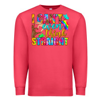 Cardinal LGBTQ I Can't Even Think Straight Premium Sweatshirt - BundleAndBundleShop