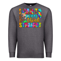 Charcoal Heather LGBTQ I Can't Even Think Straight Premium Sweatshirt - BundleAndBundleShop