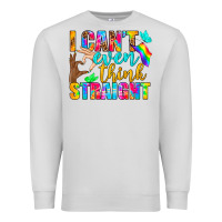 Dove Grey LGBTQ I Can't Even Think Straight Premium Sweatshirt - BundleAndBundleShop