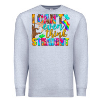 Heather Grey LGBTQ I Can't Even Think Straight Premium Sweatshirt - BundleAndBundleShop