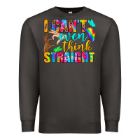 Smoke LGBTQ I Can't Even Think Straight Premium Sweatshirt - BundleAndBundleShop