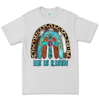 Dove Grey He Is Risen Premium Tee - RanaPortraitStore