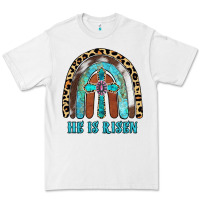 White He Is Risen Premium Tee - RanaPortraitStore