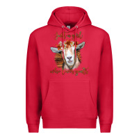 Cardinal Just a Girl Who Loves Goat Premium Hoodie - Bettercallsaul