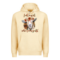 Pina Colada Just a Girl Who Loves Goat Premium Hoodie - Bettercallsaul