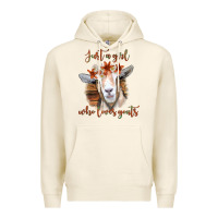 Tofu Just a Girl Who Loves Goat Premium Hoodie - Bettercallsaul