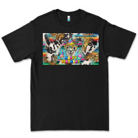 Black happy birthday alpaca blue cup Premium Tee - BarkalooDesign