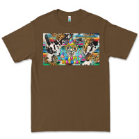 Cacao happy birthday alpaca blue cup Premium Tee - BarkalooDesign