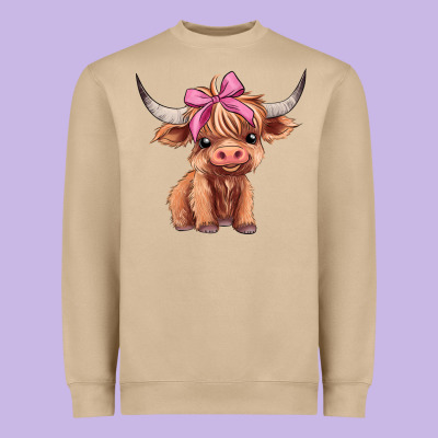 Cute  Heifer Heavyweight Sweatshirt Designed By Adodesignshop