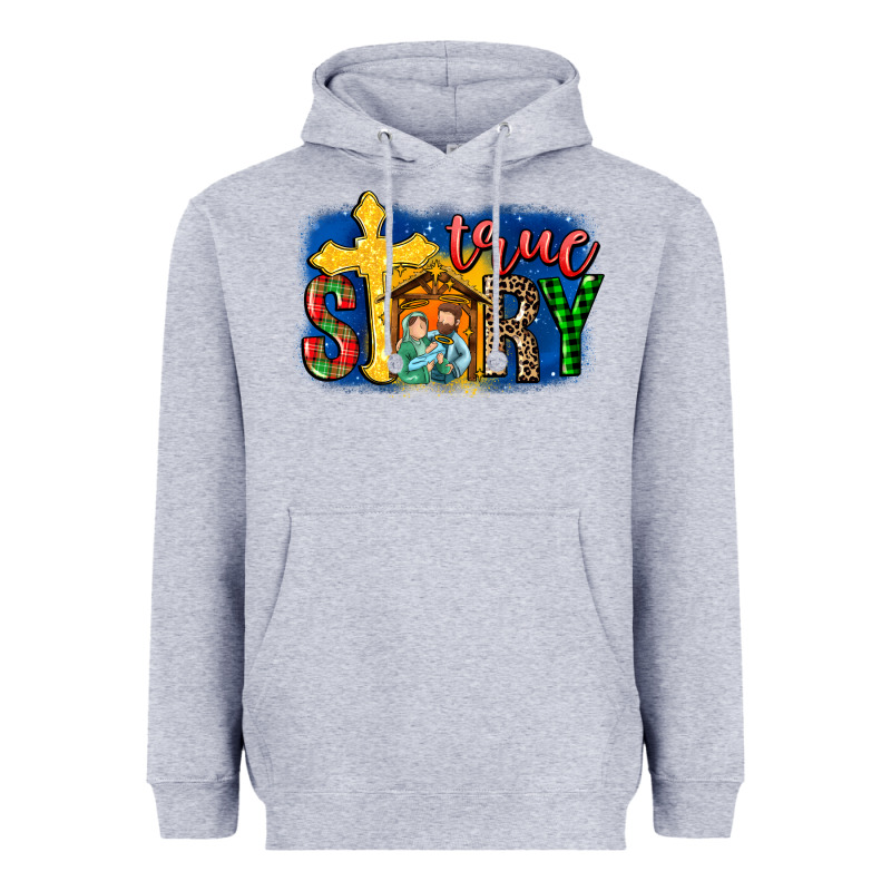 True Story Holy Family Heavyweight Hoodie by MaliasSmallBusiness | Teevron