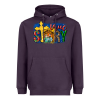 Plum True Story Holy Family Heavyweight Hoodie - MaliasSmallBusiness