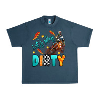 Midnight Navy let's play dirty Urban Heavy Tee - Artiststas