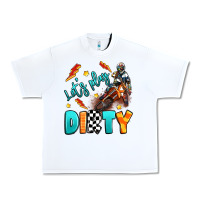 White let's play dirty Urban Heavy Tee - Artiststas