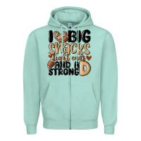 Seafoam i love big sacks tight ends and a strong d Zipper Hoodie - MaliasSmallBusiness