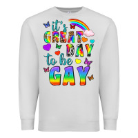 Dove Grey Western It's Great Day To Be Gay Premium Sweatshirt - BundleAndBundleShop
