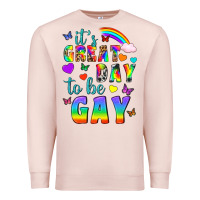 Pale Pink Western It's Great Day To Be Gay Premium Sweatshirt - BundleAndBundleShop