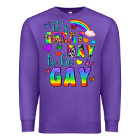 Purple Western It's Great Day To Be Gay Premium Sweatshirt - BundleAndBundleShop