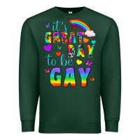 Sports Green Western It's Great Day To Be Gay Premium Sweatshirt - BundleAndBundleShop