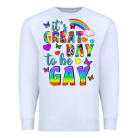 Western It's Great Day To Be Gay Premium Sweatshirt | Teevron