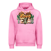 Fuchsia Pink Love Texas 4th of july Urban Hoodie - HowdyJamesFarm