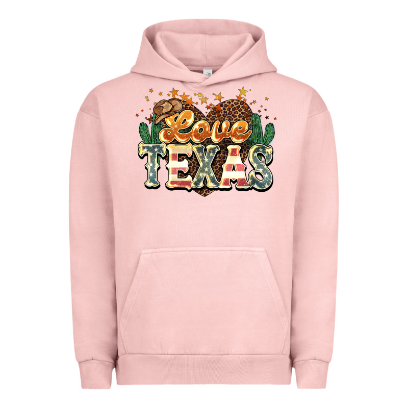 Love Texas 4th Of July Urban Hoodie by HowdyJamesFarm | Teevron