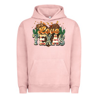 Pigment Salmon Love Texas 4th of july Urban Hoodie - HowdyJamesFarm