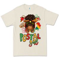 Bone juneteenth afro messy bun postal girl Premium Tee - texasbilliewilder