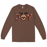 Chestnut joy reindeer Long Sleeve Tee - AdoDesignShop