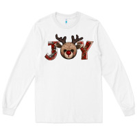 White joy reindeer Long Sleeve Tee - AdoDesignShop