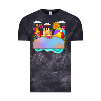Cloud Black custom name summer beach toys Vintage Tee - JahusDesignShop