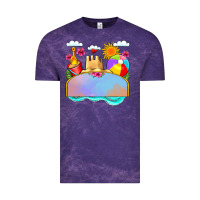 Custom Name Summer Beach Toys Vintage Tee | Teevron