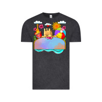 Vintage Black custom name summer beach toys Vintage Tee - JahusDesignShop