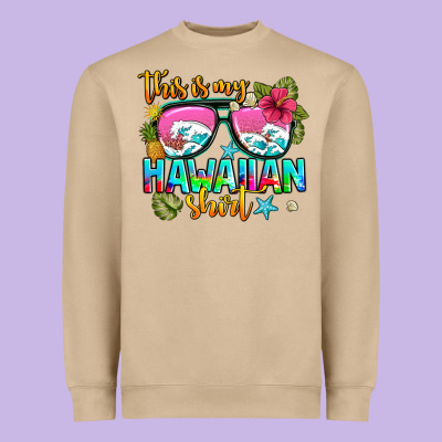 This Is My Hawaiian Heavyweight Sweatshirt Designed By Adodesignshop