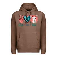 Chestnut Peace Love Goats Premium Hoodie - Bettercallsaul