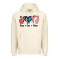 Tofu Peace Love Goats Premium Hoodie - Bettercallsaul