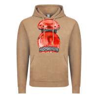 Vintage Coffee red leg guard fa element Vintage Hoodie - FaDigitalArtStudio