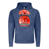 Vintage Denim red leg guard fa element Vintage Hoodie - FaDigitalArtStudio