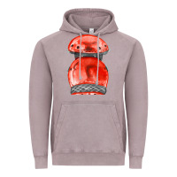 Red Leg Guard Fa Element Vintage Hoodie | Teevron