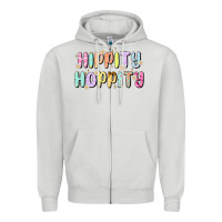 Dove Grey easter Zipper Hoodie - MaliasSmallBusiness