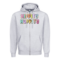 Heather Grey easter Zipper Hoodie - MaliasSmallBusiness