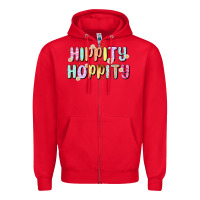 Red easter Zipper Hoodie - MaliasSmallBusiness