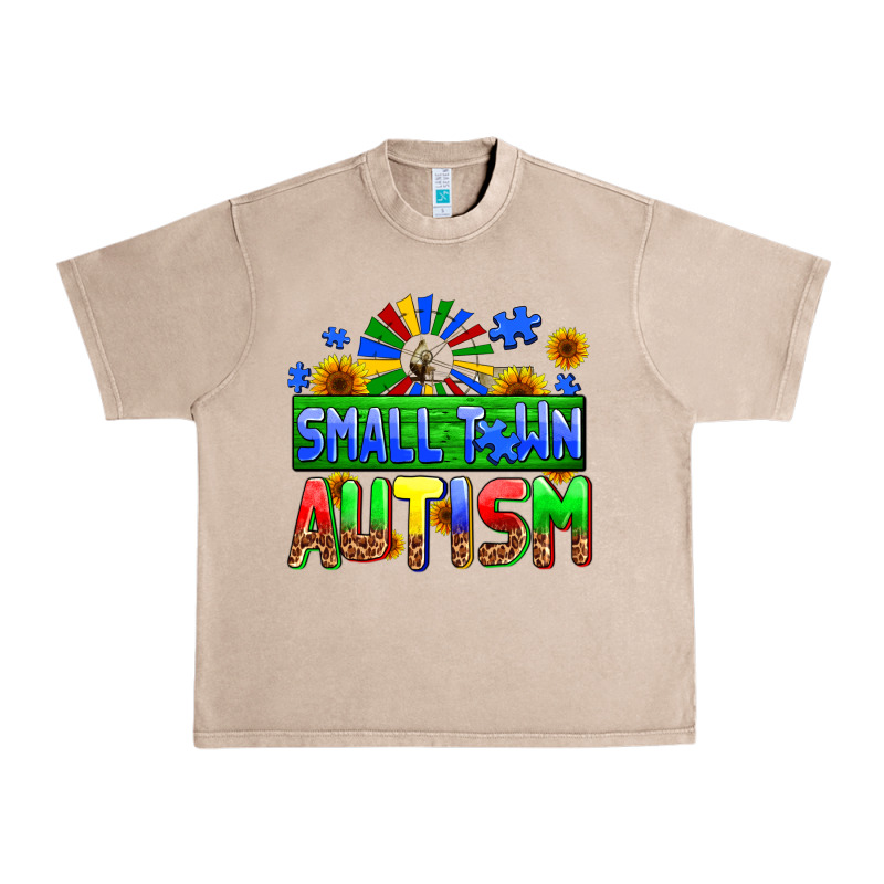 Small Town Autism Urban Heavy Tee by AdoDesignShop | Teevron