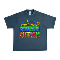 Midnight Navy small town autism Urban Heavy Tee - AdoDesignShop