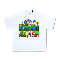 White small town autism Urban Heavy Tee - AdoDesignShop