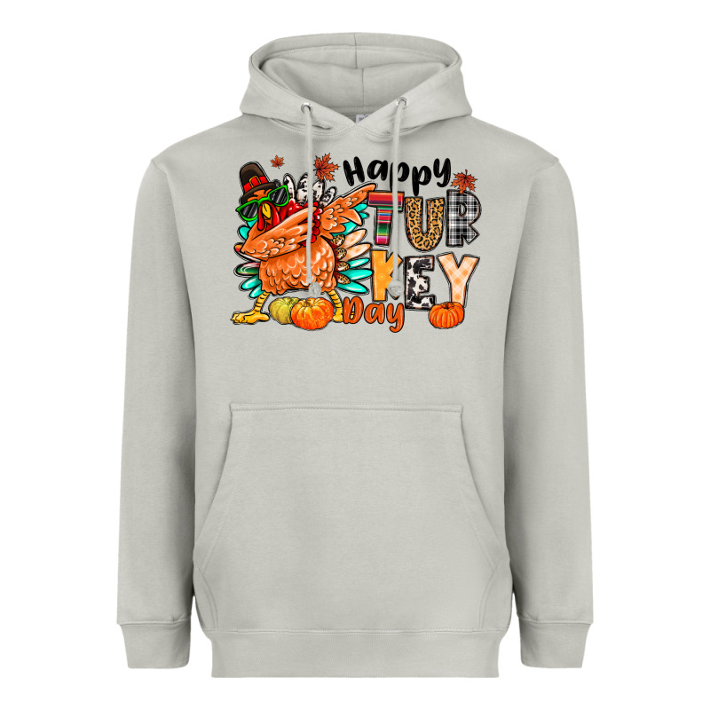 Happy Turkey Day Heavyweight Hoodie by MaliasSmallBusiness | Teevron