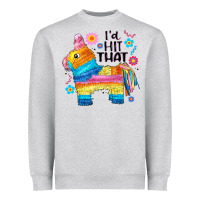 Heather Grey id hit that  mexican llama pinata Heavyweight Sweatshirt - JahusDesignShop