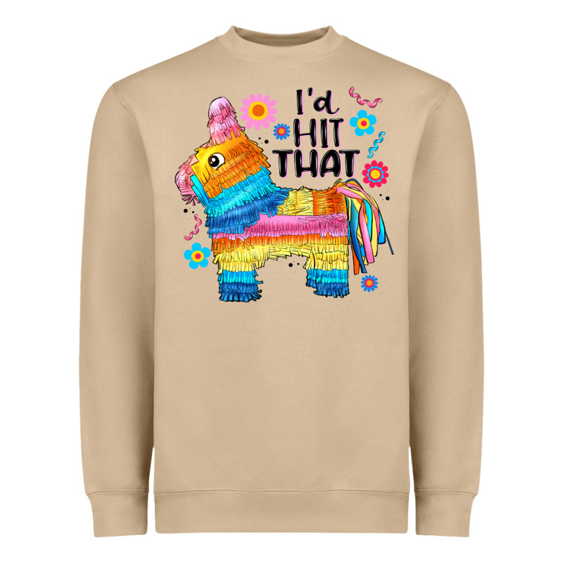 Id Hit That  Mexican Llama Pinata Heavyweight Sweatshirt by JahusDesignShop | Teevron