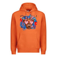Carrot western america cow Premium Hoodie - JahusDesignShop